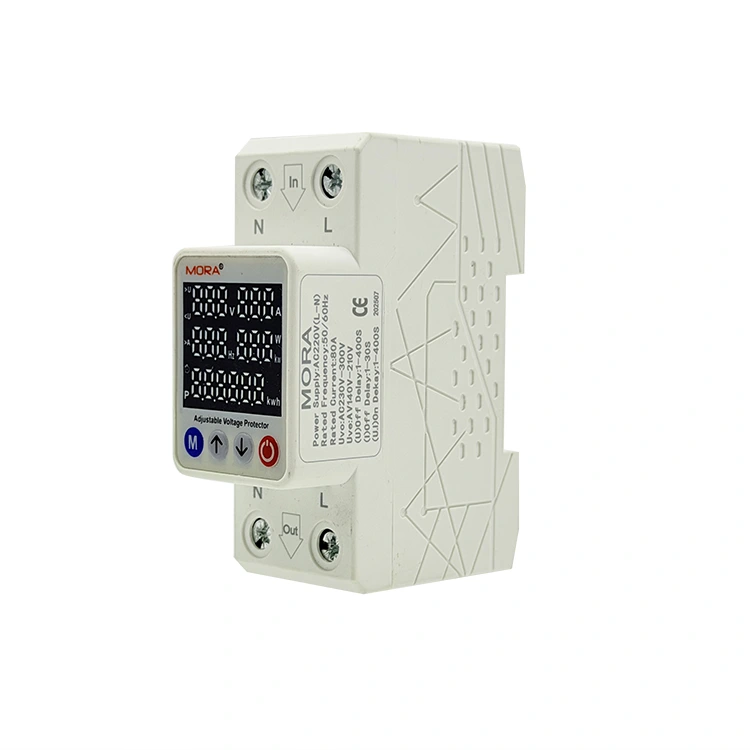 2P Smart Voltage Protector အမျိုးအစား M ငါးဒစ်ဂျစ်တယ် မျက်နှာပြင်